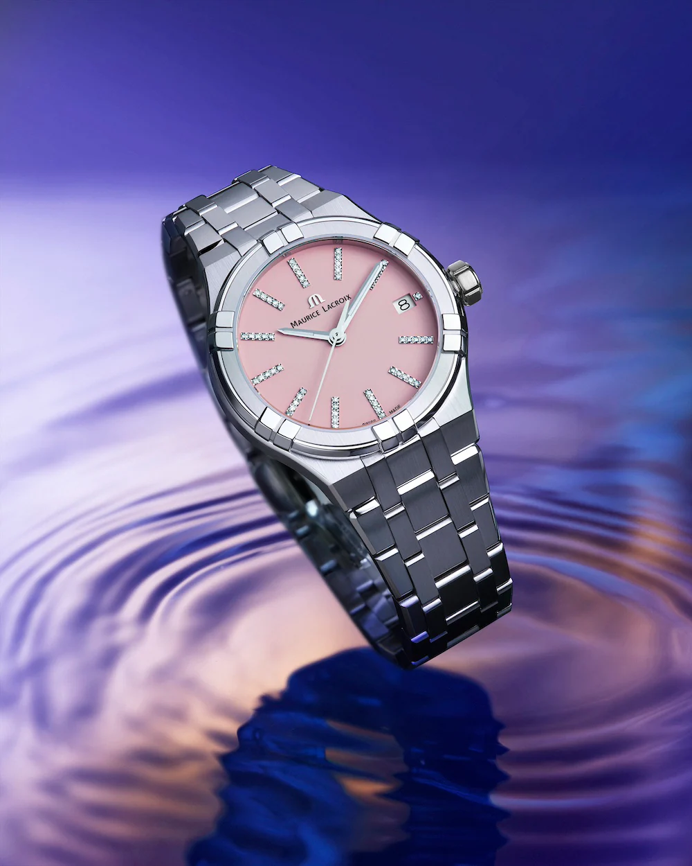 Maurice Lacroix Aikon Quartz 35mm Sunset Pink Watch - Image 2