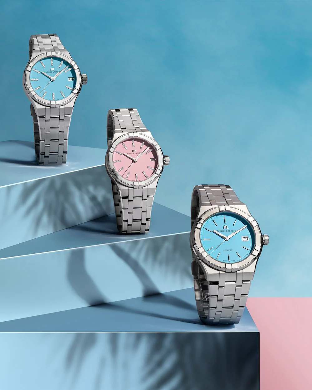 Maurice Lacroix Aikon Quartz 35mm Sunset Pink Watch - Image 4