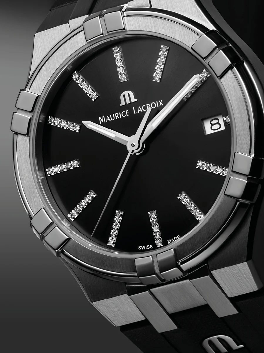 Maurice Lacroix Aikon Quartz Black Sunray Watch - Image 2