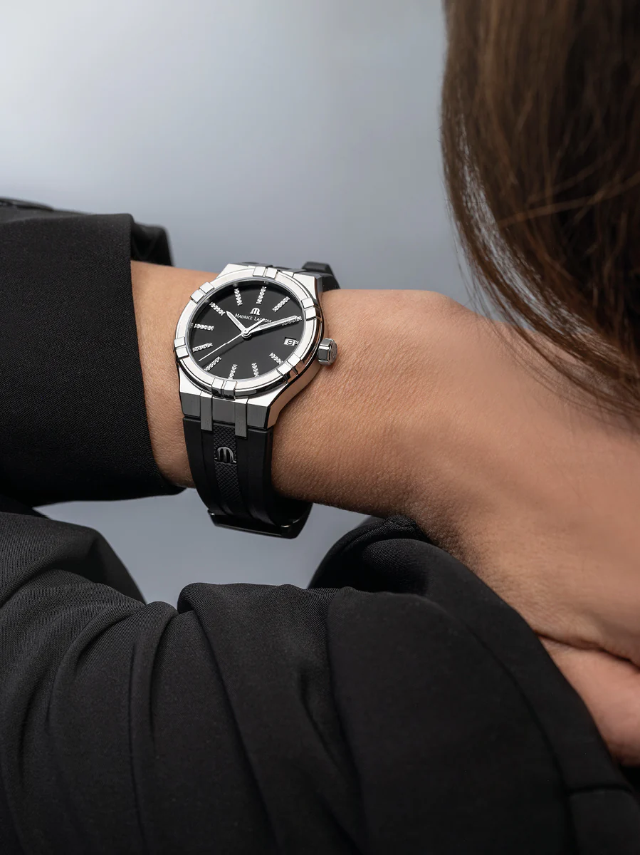 Maurice Lacroix Aikon Quartz Black Sunray Watch - Image 3