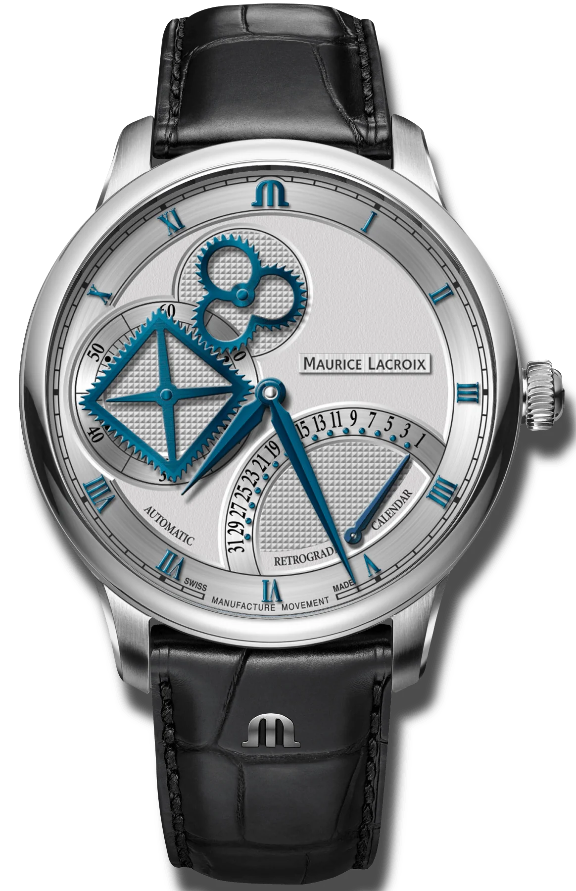 Maurice Lacroix Masterpiece Square Wheel Retrograde Watch