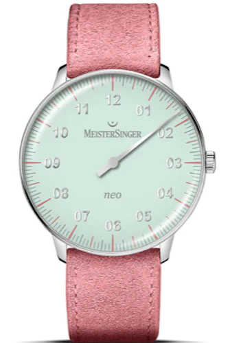 MeisterSinger Neo Special Light Green Old Rose Strap