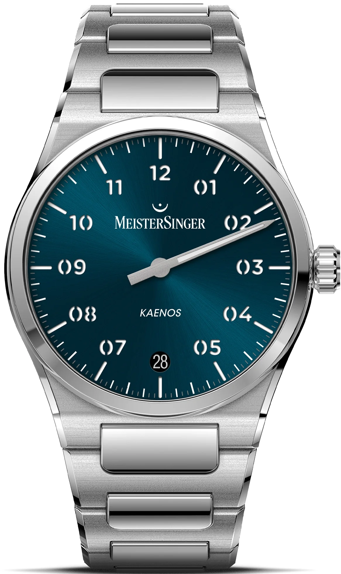 MeisterSinger Kaenos Sunburst Petrol Watch