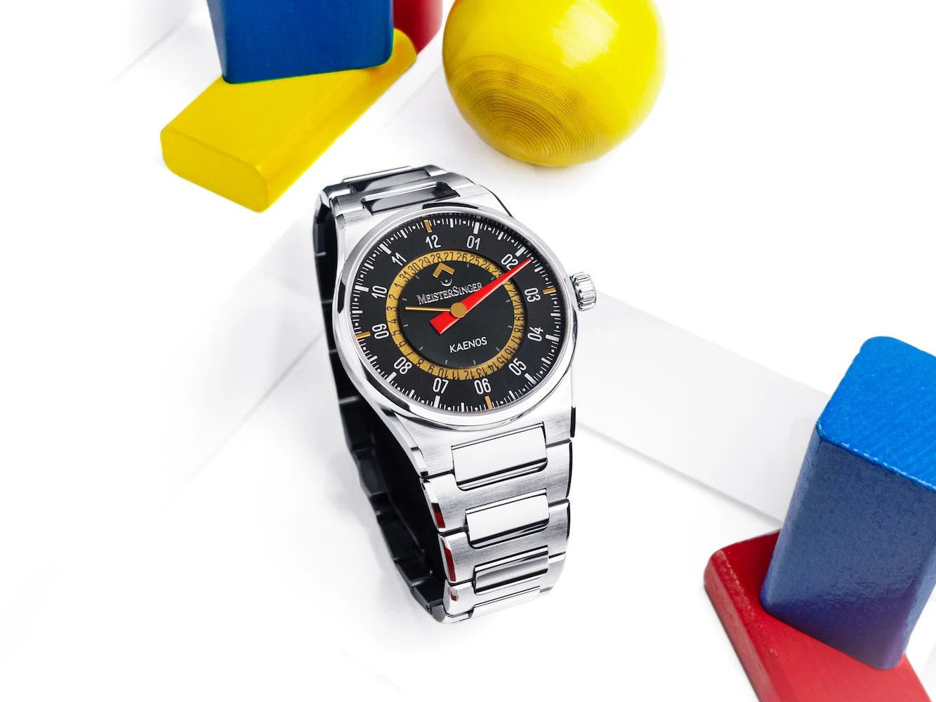 MeisterSinger Kaenos X Alain Silberstein Open Date Limited Edition Watch - Image 5