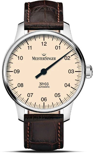 MeisterSinger N. 03 Ivory Watch