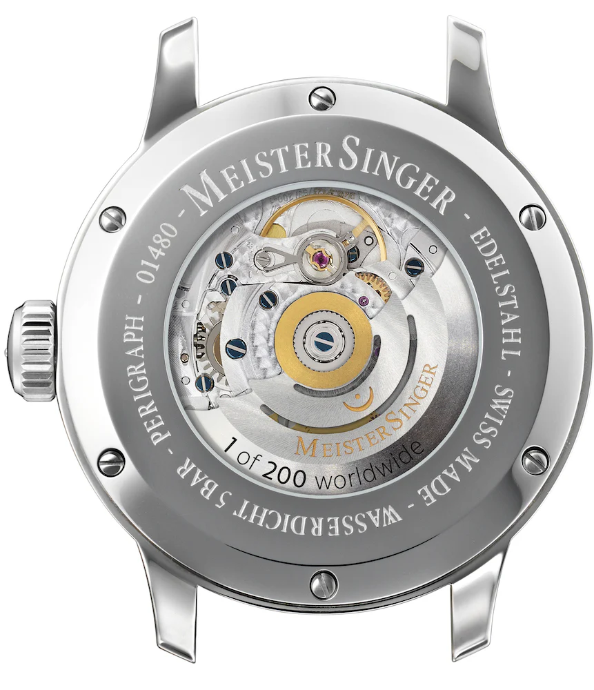 MeisterSinger Watch Perigraph Mellow Yellow Limited Edition - Image 2