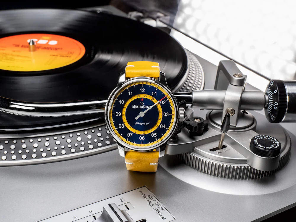 MeisterSinger Watch Perigraph Mellow Yellow Limited Edition - Image 3