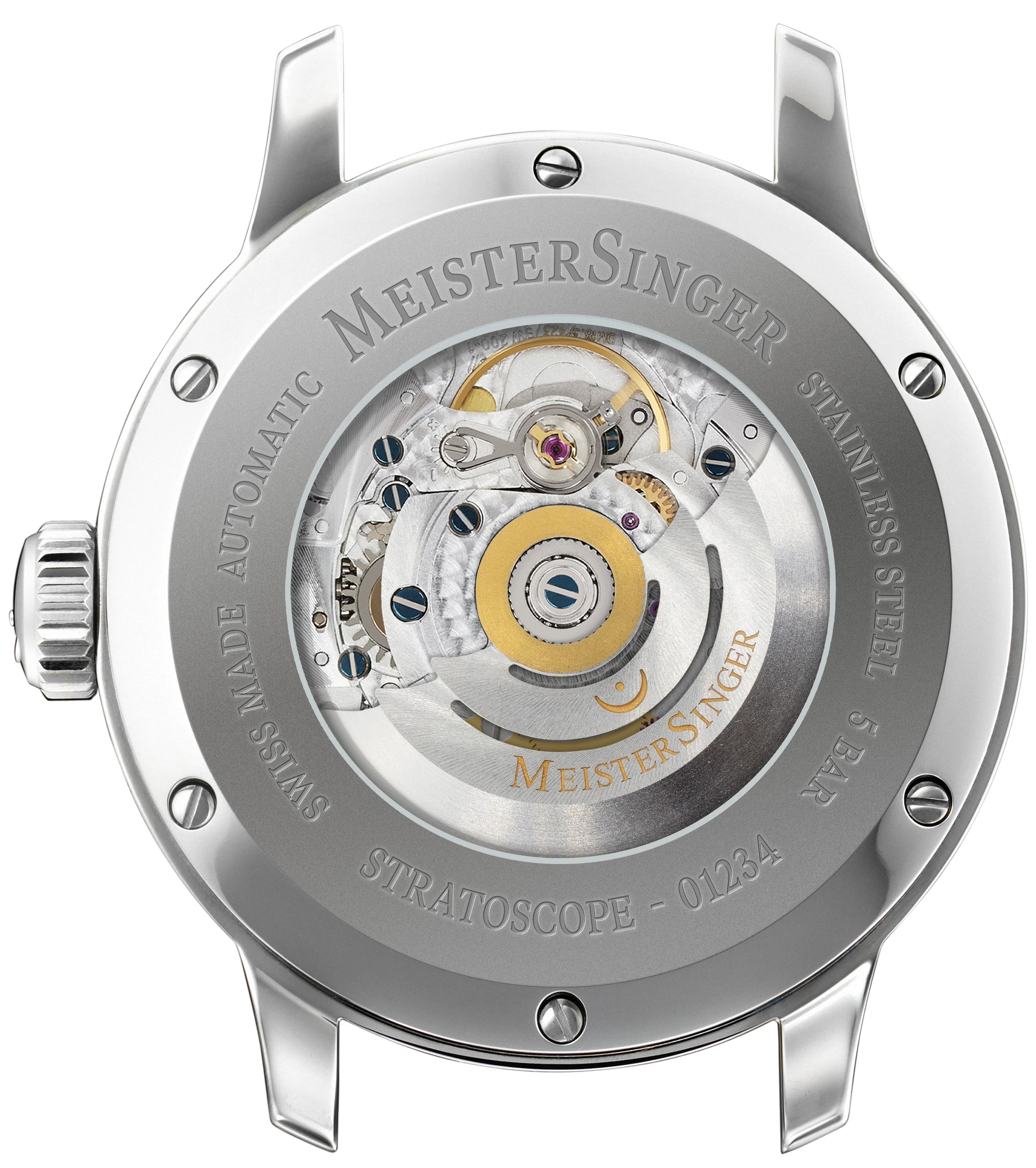 MeisterSinger Stratoscope Golden Moon Watch - Image 4
