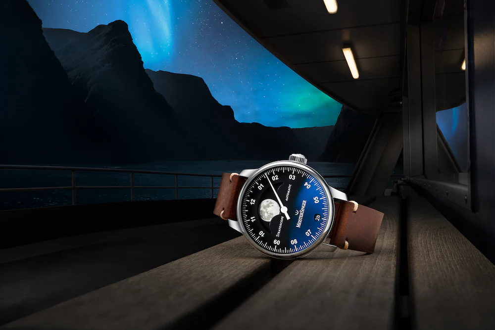 MeisterSinger Stratoscope Moon Phase Watch - Image 3