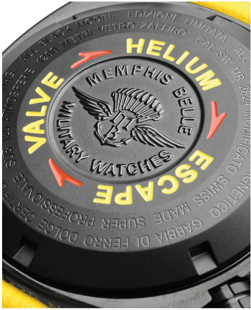 Memphis Belle Watch Super Professional Yellow - Image 2