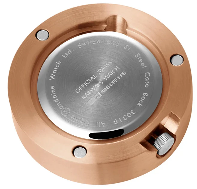 Mondaine Clock Magnet Copper Watch - Image 3