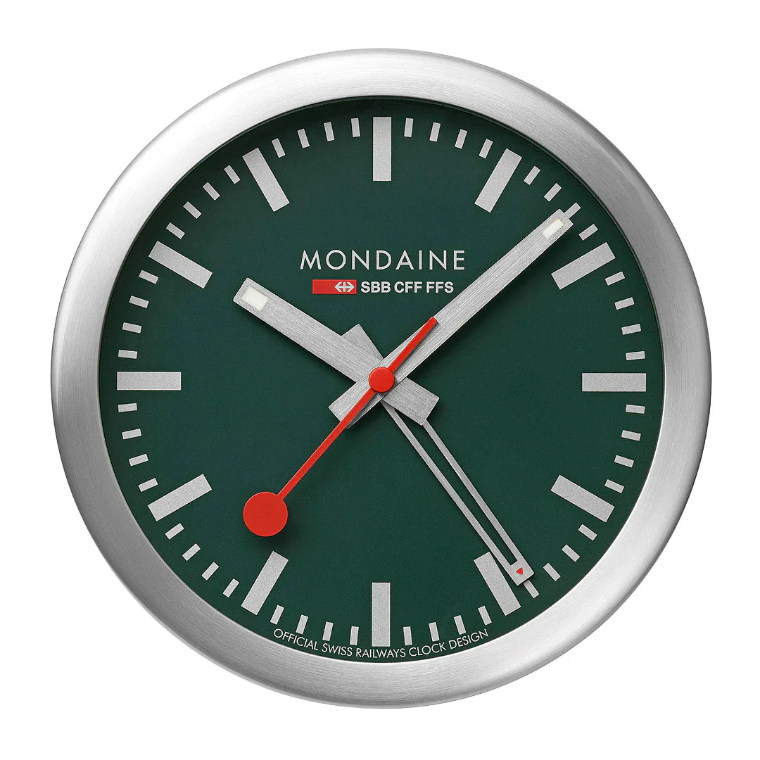 Mondaine Clock Park Green - Image 2