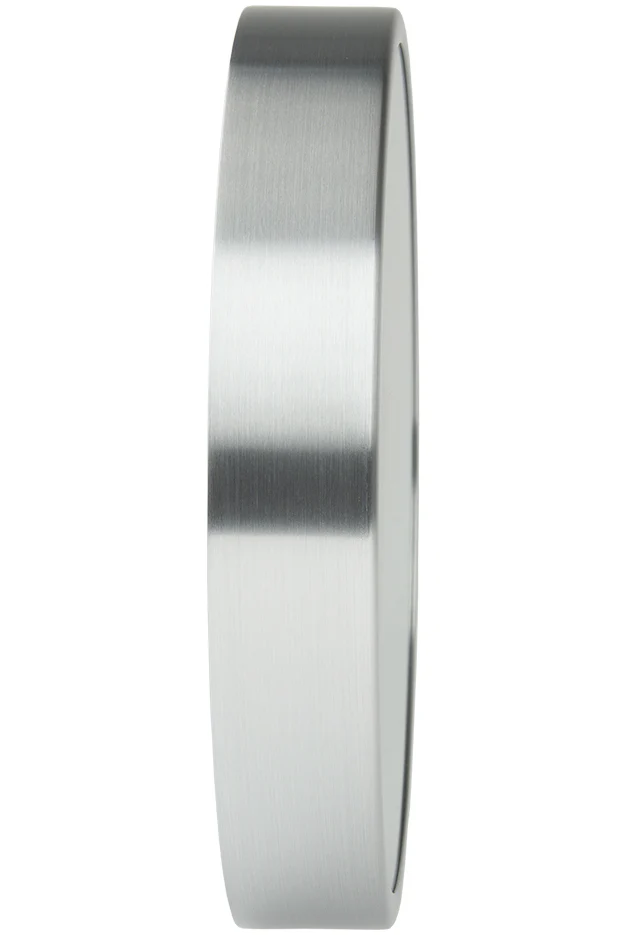 Mondaine Clock Pure Edition Aluminium Brushed Silver D - Image 4