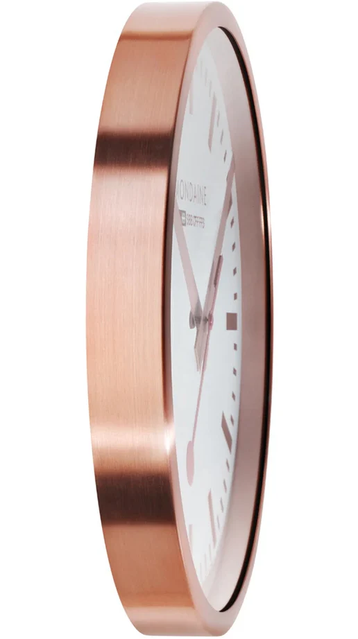 Mondaine Clock Wall Kitchen Copper Watch - Image 3