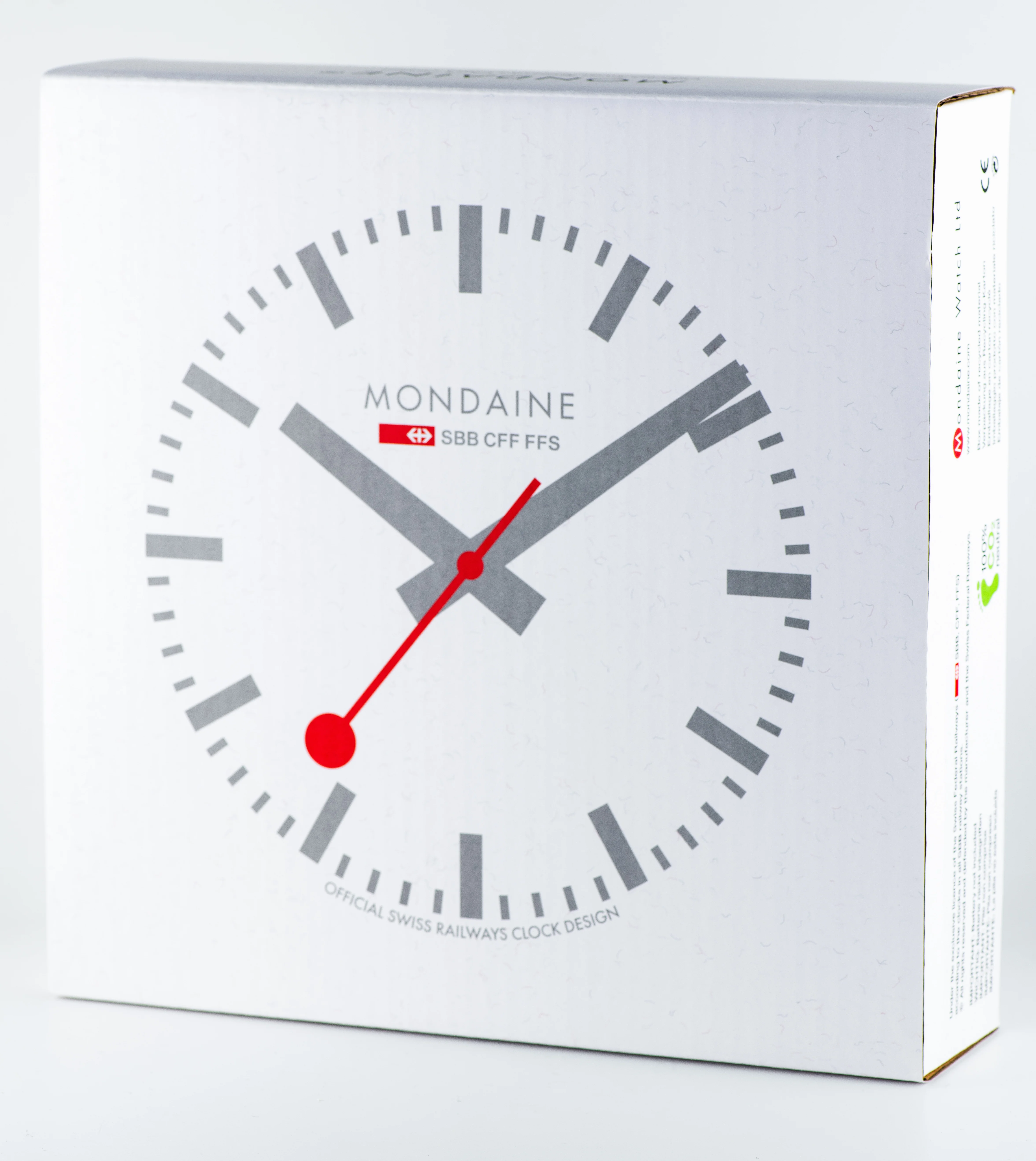 Mondaine Clock Wall Kitchen Silver Watch - Image 4