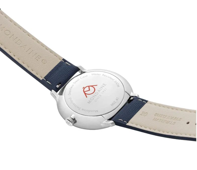 Mondaine Doppio 41mm Mens Watch - Image 6