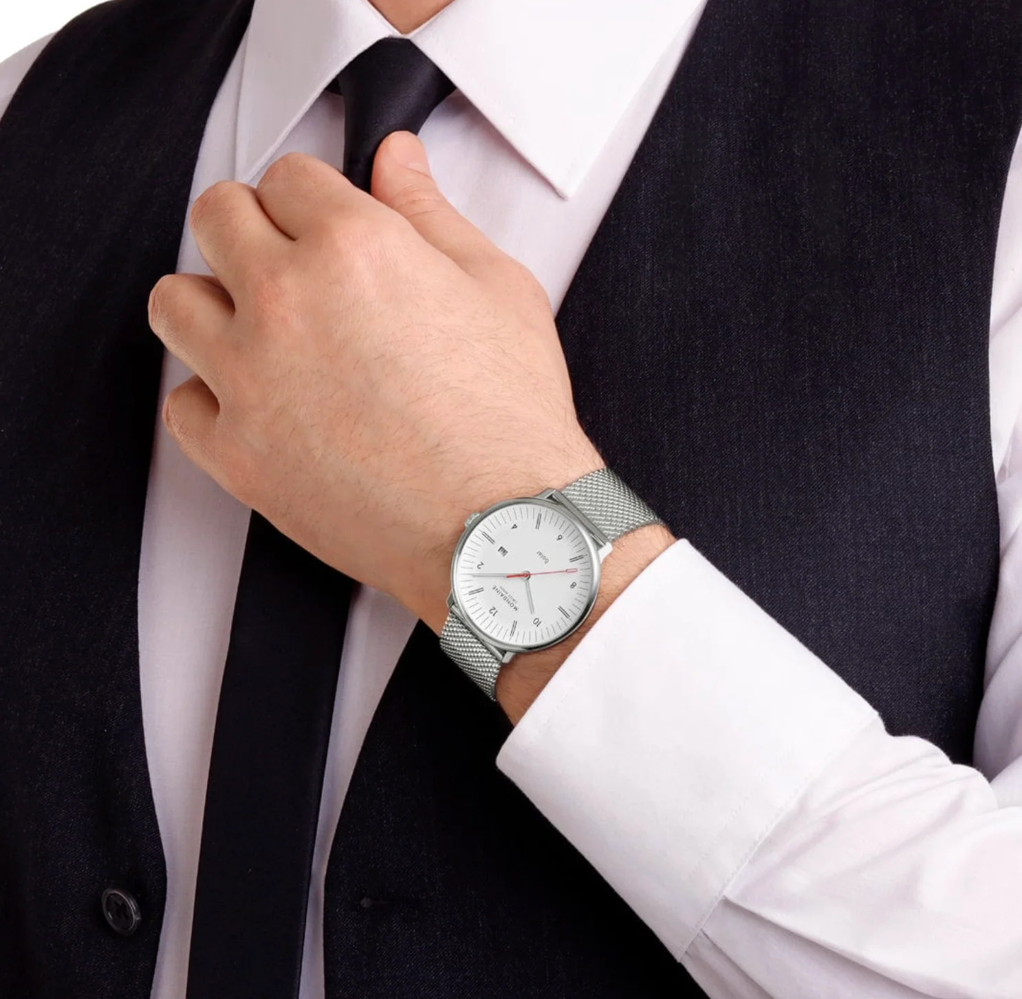 Mondaine Doppio 41mm Solar Watch - Image 9