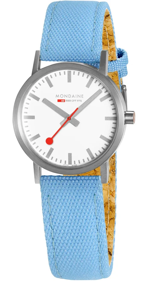 Mondaine Watch Classic 30mm Modern Blue - Image 2