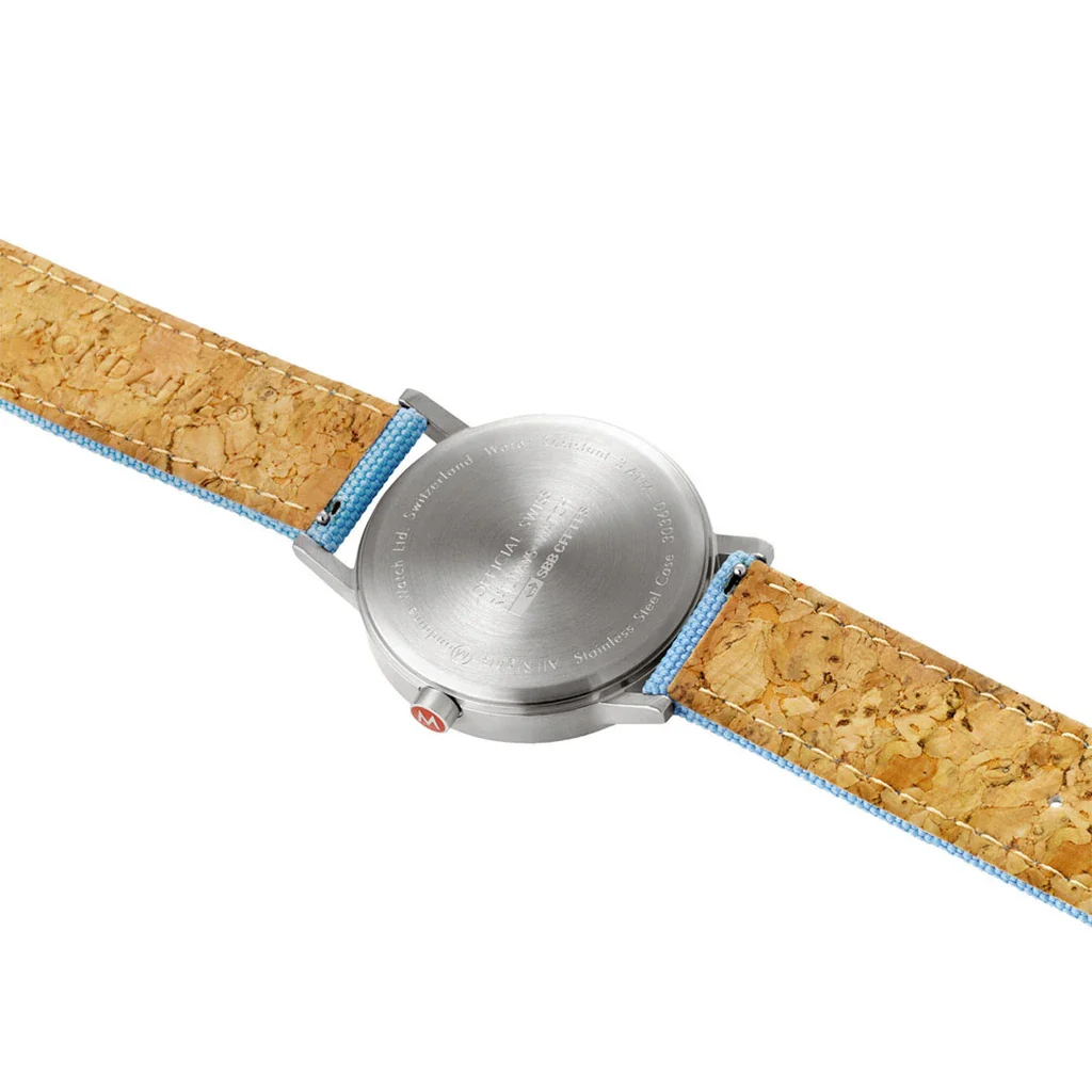 Mondaine Classic 40mm Modern Blue D - Image 5