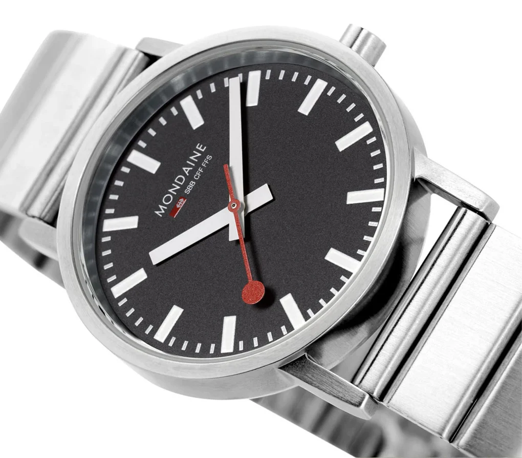 Mondaine Classic Bracelet Watch - Image 3