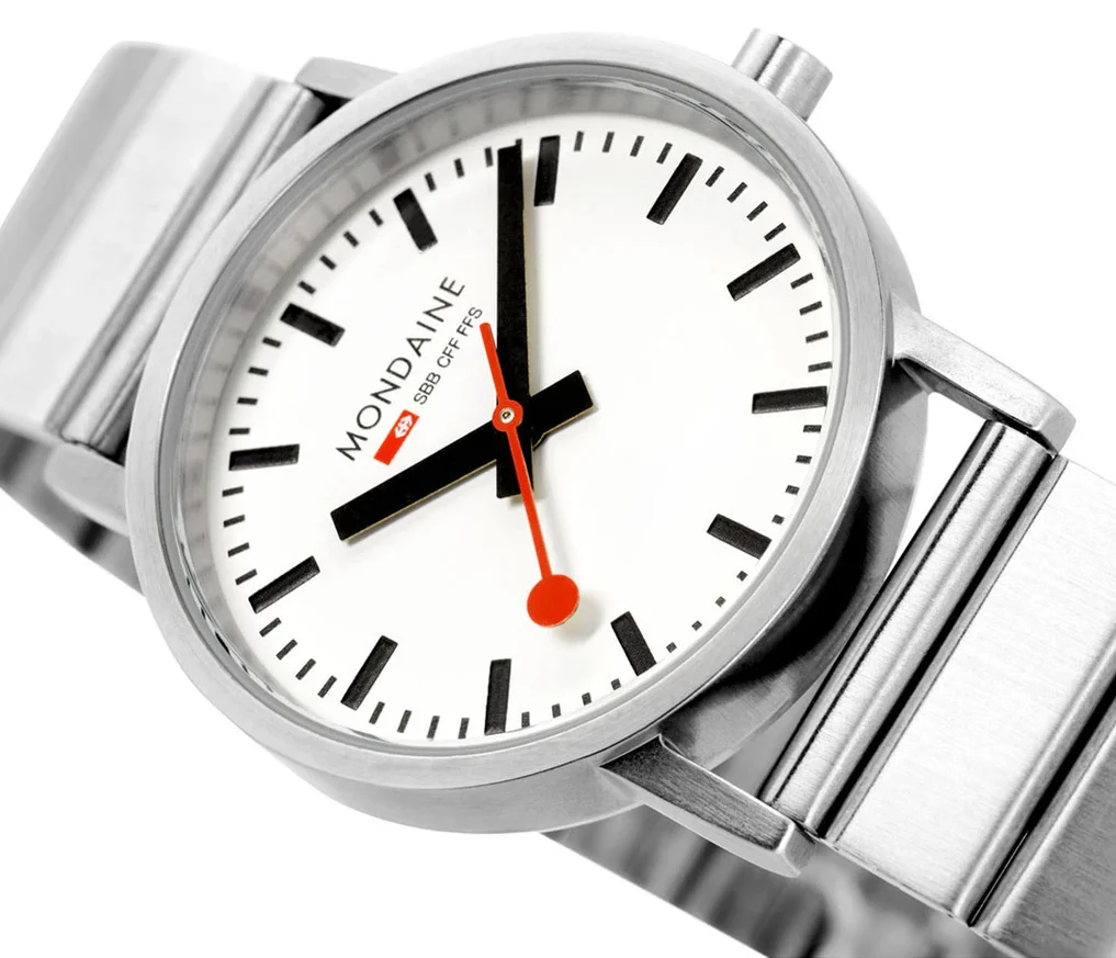 Mondaine Classic Bracelet Watch - Image 3