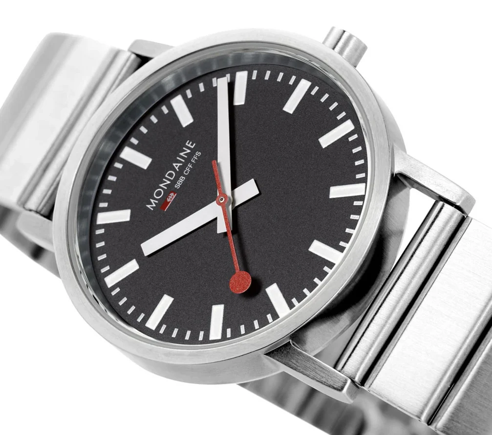 Mondaine Classic Bracelet Watch - Image 3