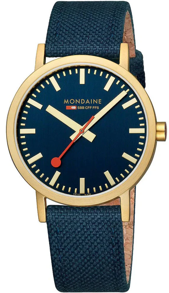 Mondaine Classic Deep Ocean Blue Watch