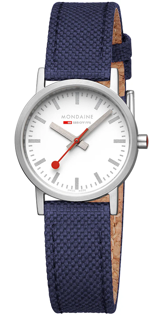 Mondaine Classic Deep Ocean Blue Textile