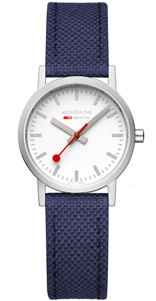 Mondaine Classic Deep Ocean Blue Textile - Image 2