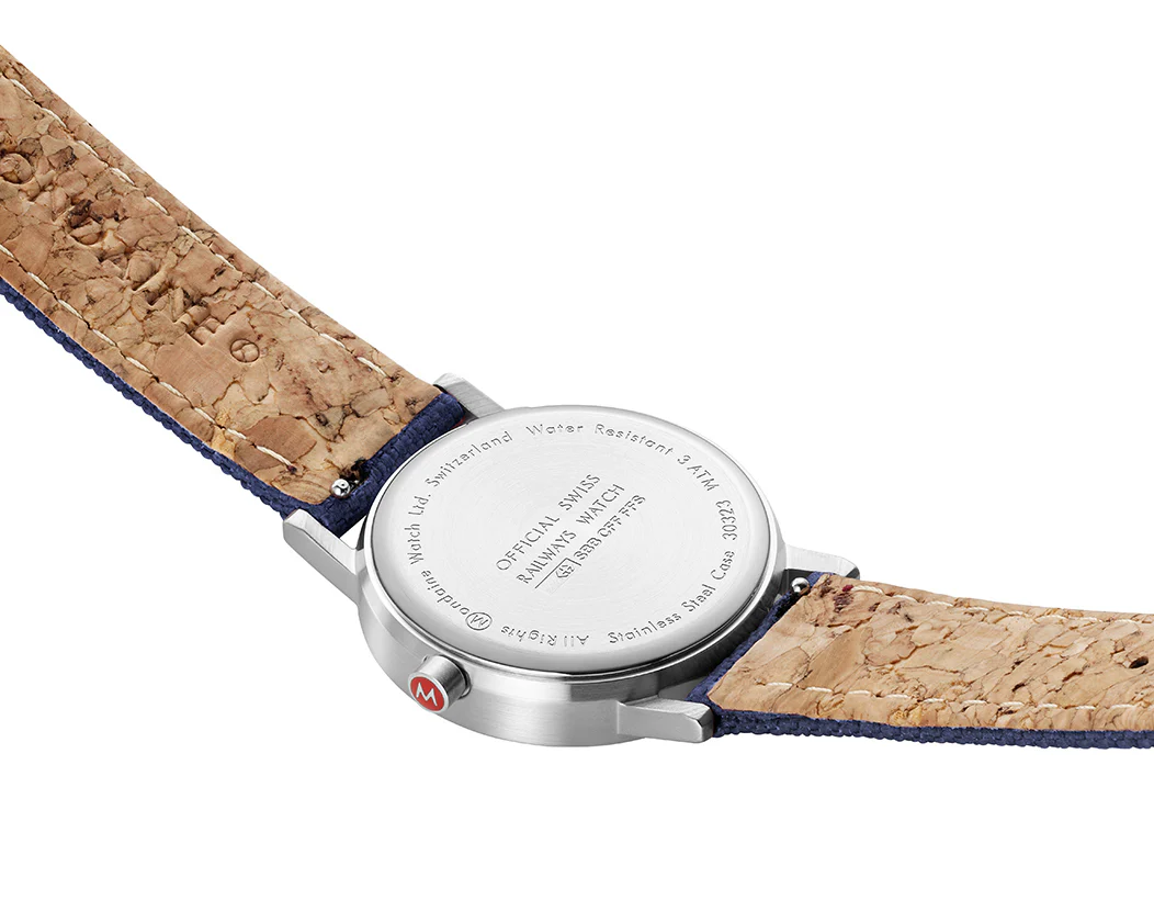 Mondaine Classic Deep Ocean Blue Textile - Image 3