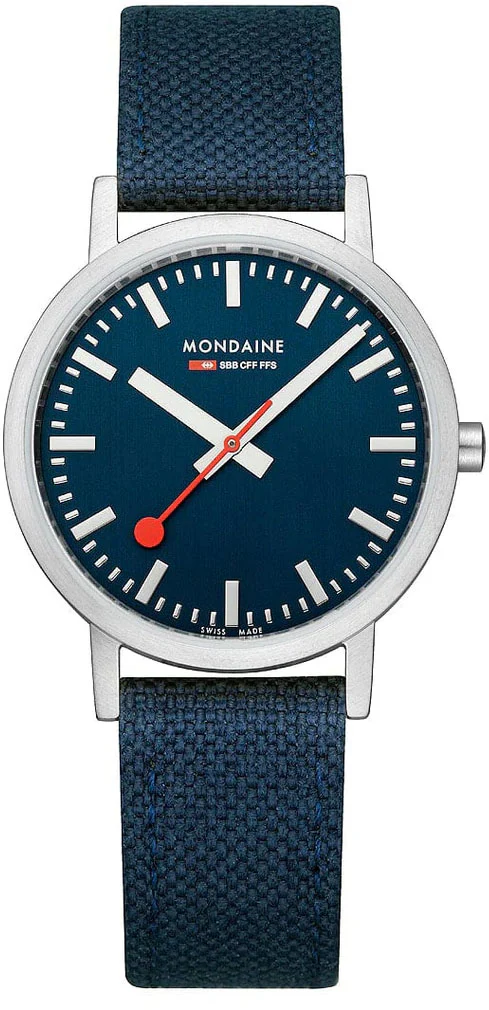 Mondaine Classic Deepest Blue Watch - Image 2