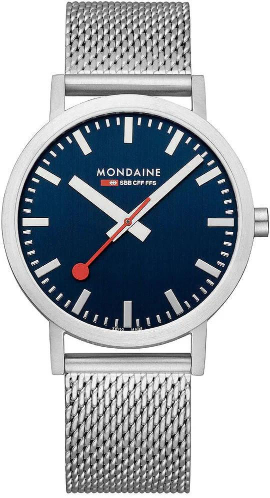 Mondaine Classic Deepest Blue Special Edition Watch - Image 2
