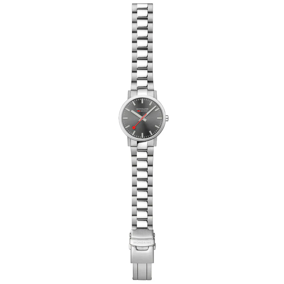 Mondaine Classic Grey Mens Watch - Image 3