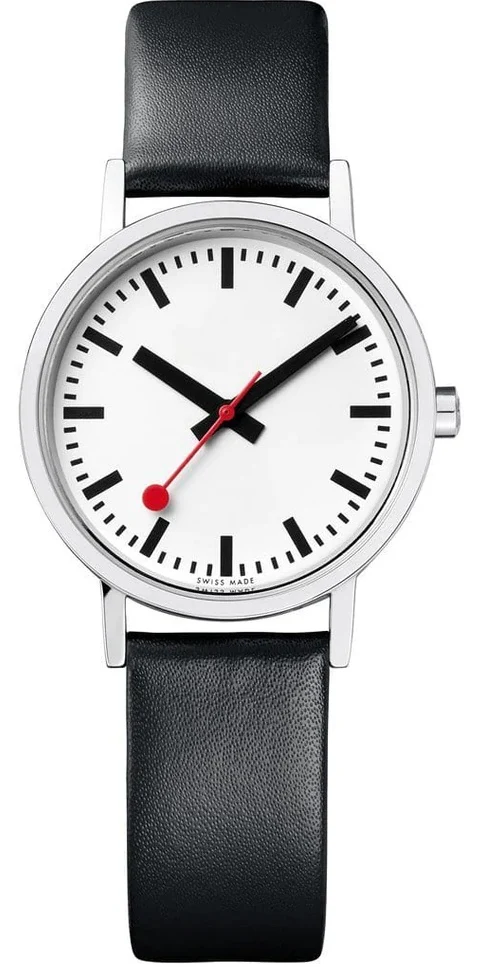 Mondaine Classic Vegan Pure Grape Leather Watch - Image 2