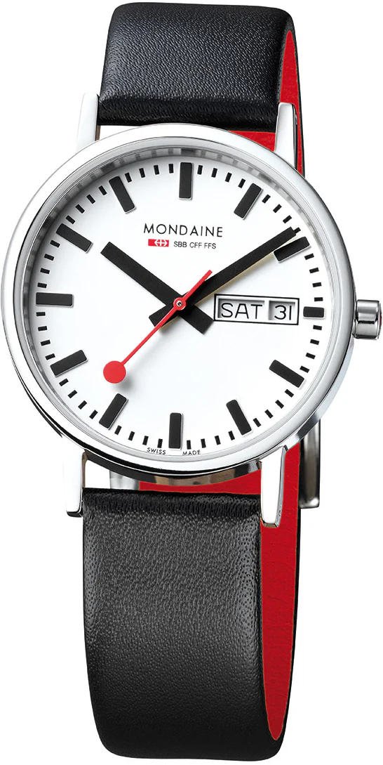 Mondaine Watch Classic SBB Day Date D