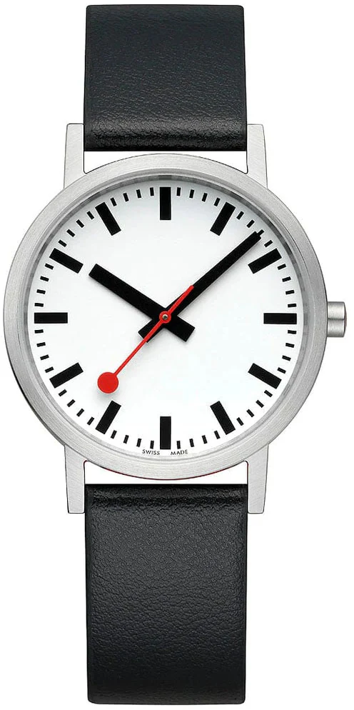 Mondaine Classic White Watch - Image 2