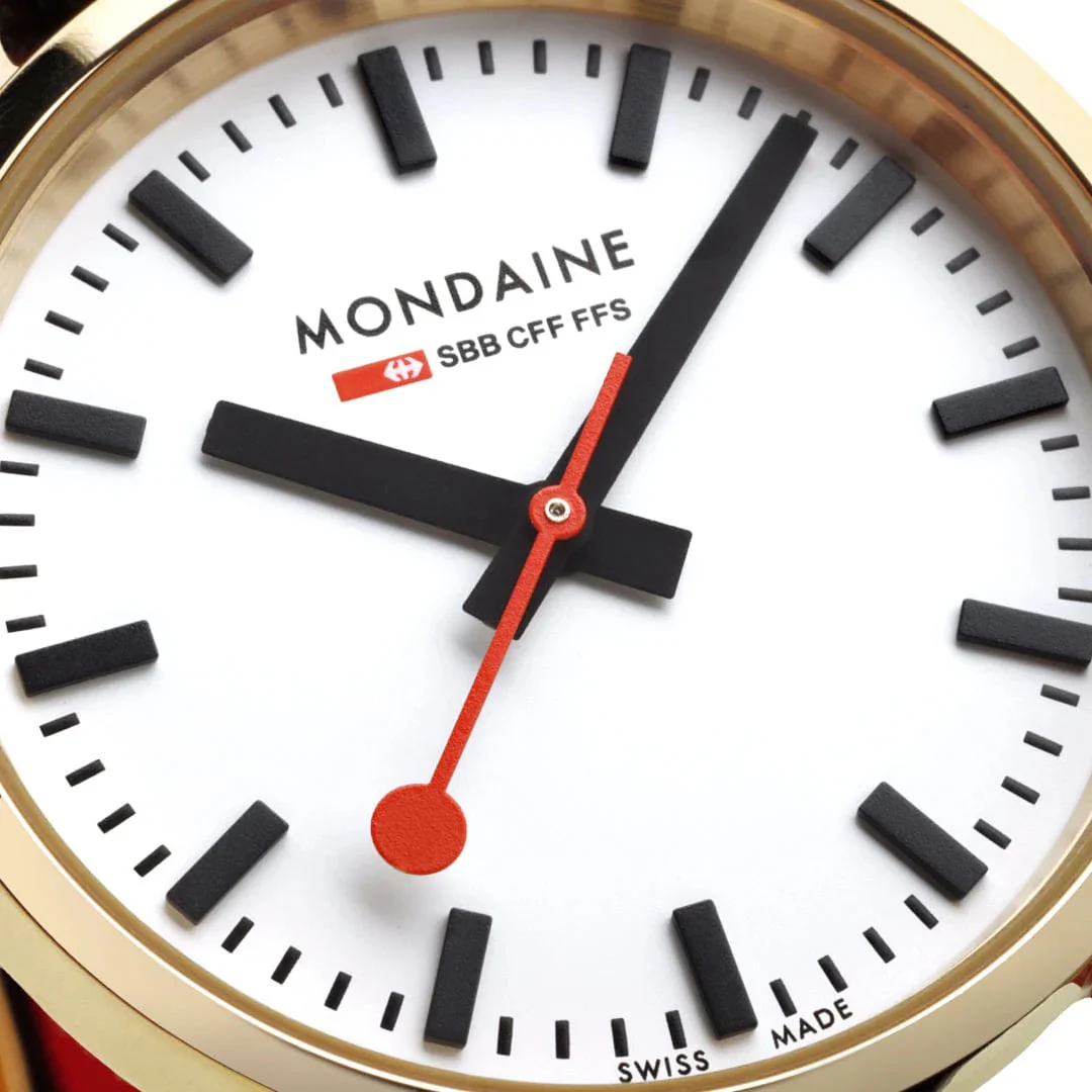 Mondaine Classic White Ladies Watch - Image 3