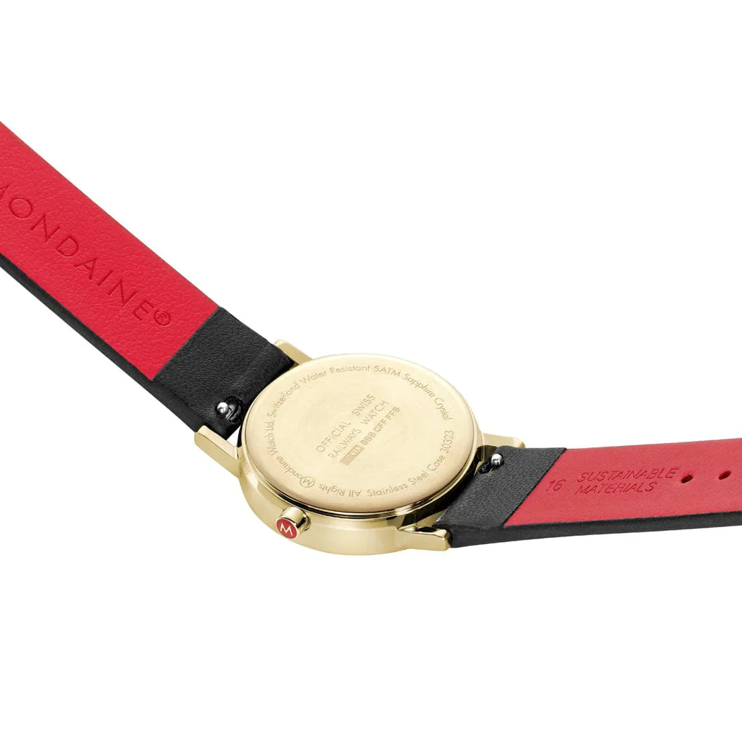 Mondaine Classic White Ladies Watch - Image 4