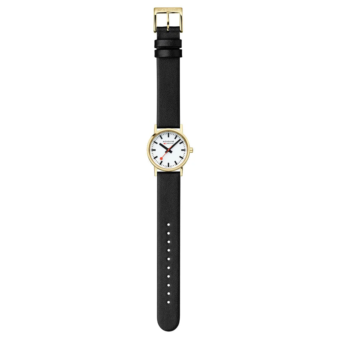 Mondaine Classic White Ladies Watch - Image 6