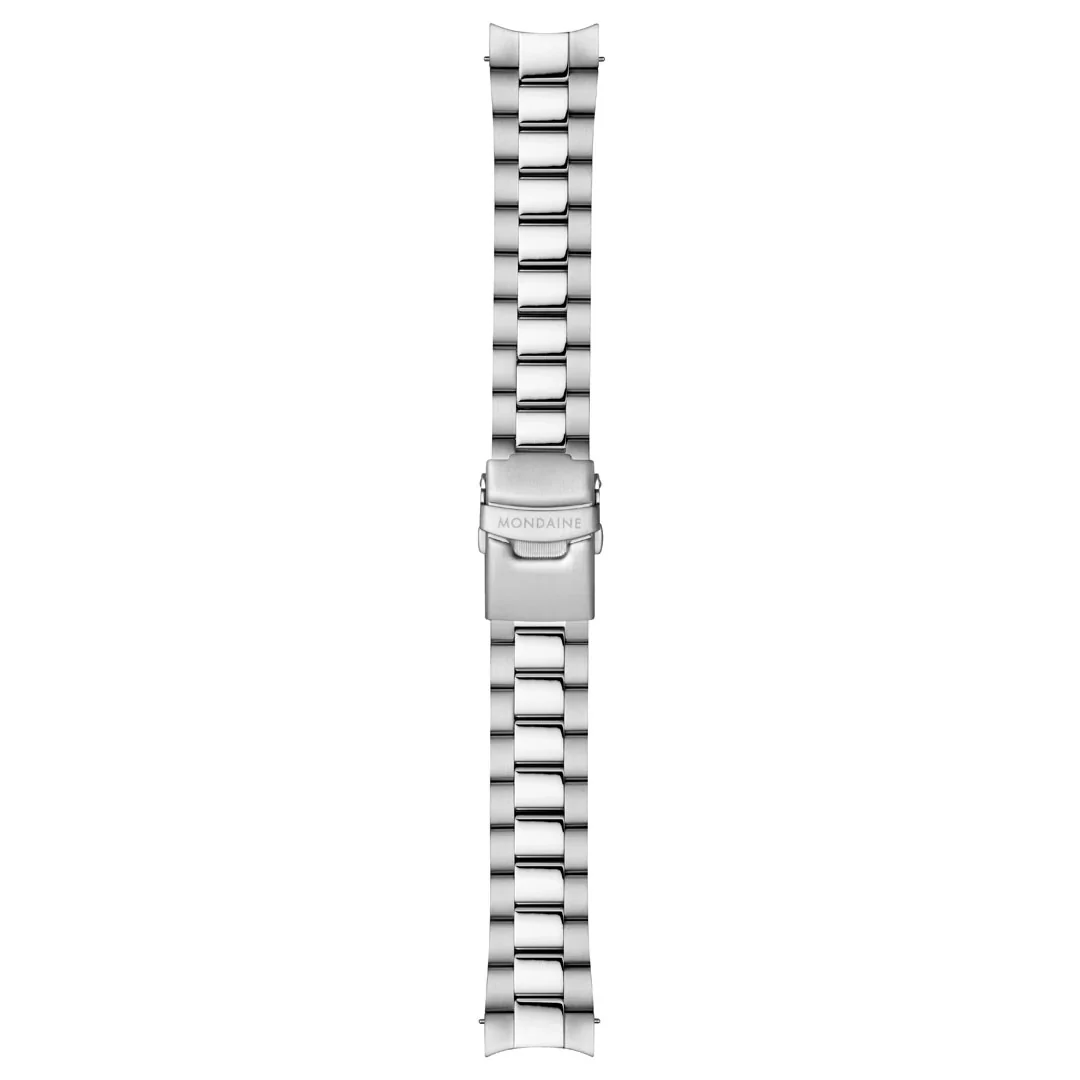 Mondaine Classic White Mens Watch - Image 5