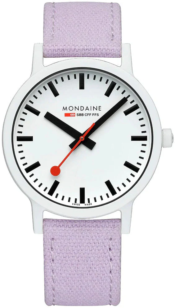 Mondaine Essence White Watch - Image 2
