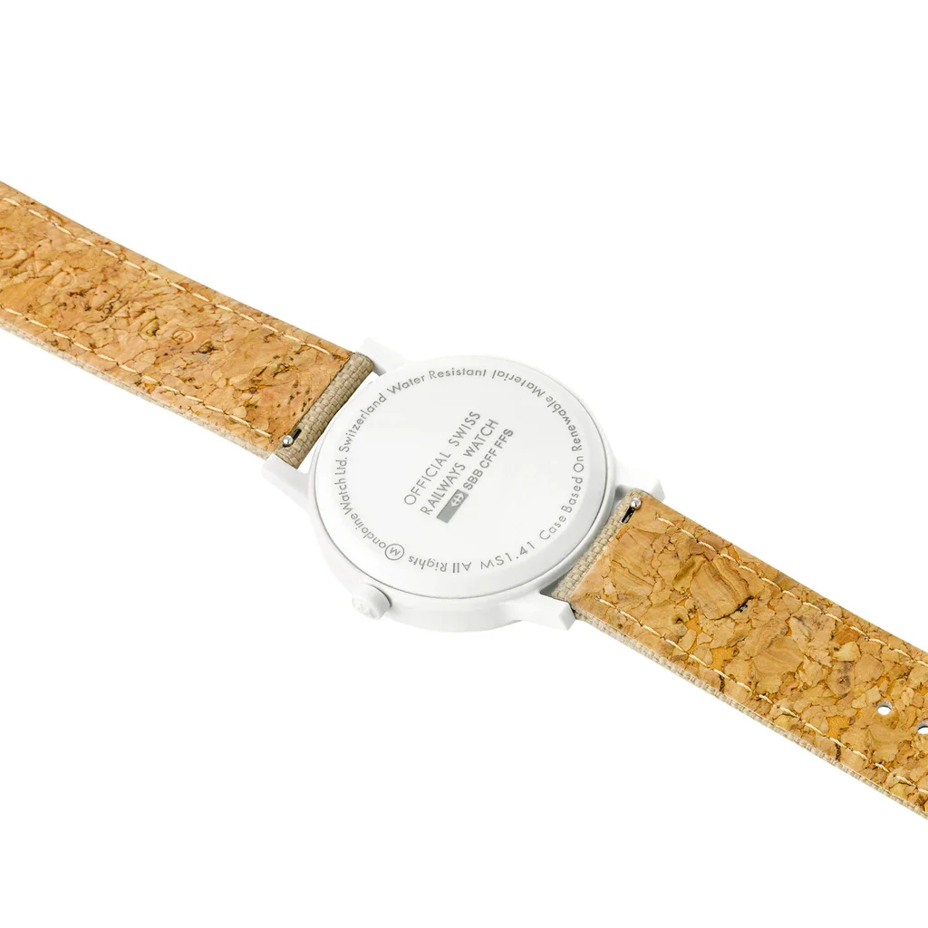 Mondaine Watch Essence White Unisex D - Image 5