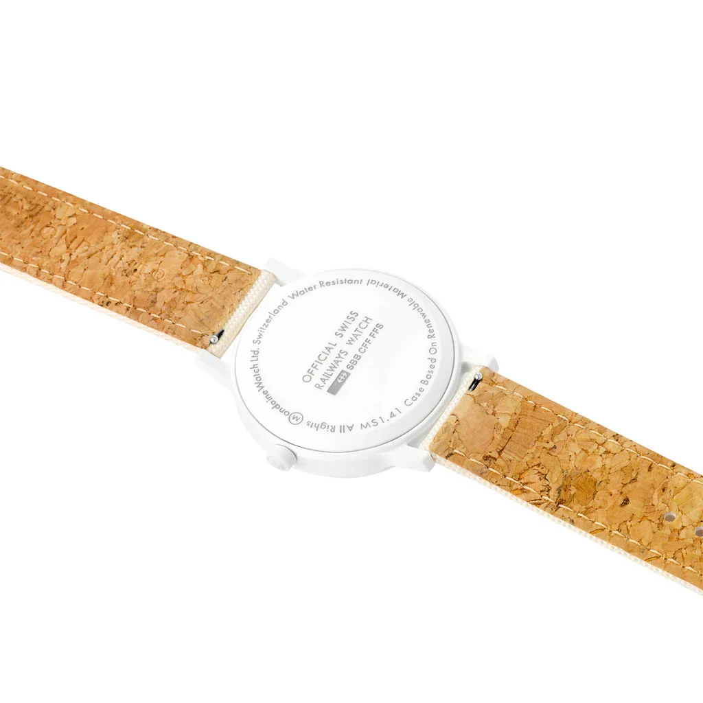 Mondaine Essence White Unisex Watch - Image 5
