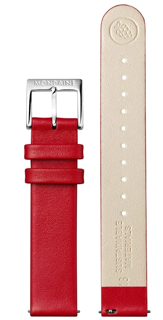 Mondaine Evo2 30mm Grape Leather Watch - Image 7