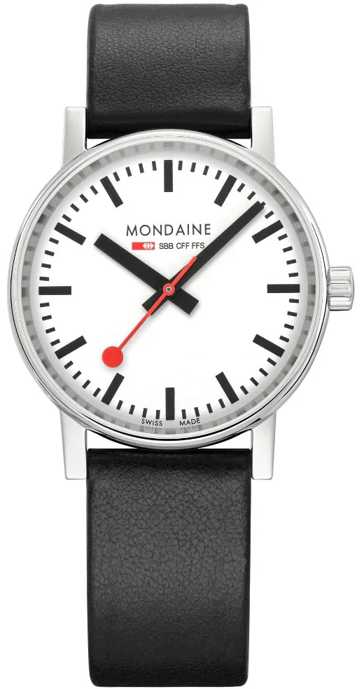 Mondaine Evo2 35 mm Grape Leather Watch - Image 3
