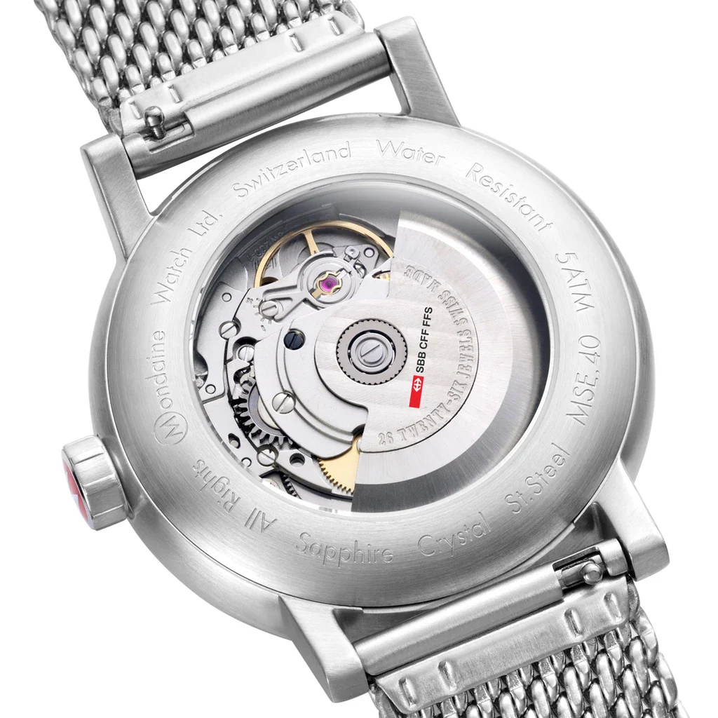 Mondaine Evo2 40 Automatic Bracelet Watch - Image 5