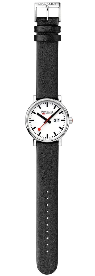 Mondaine Evo2 40mm Grape Leather Watch - Image 5