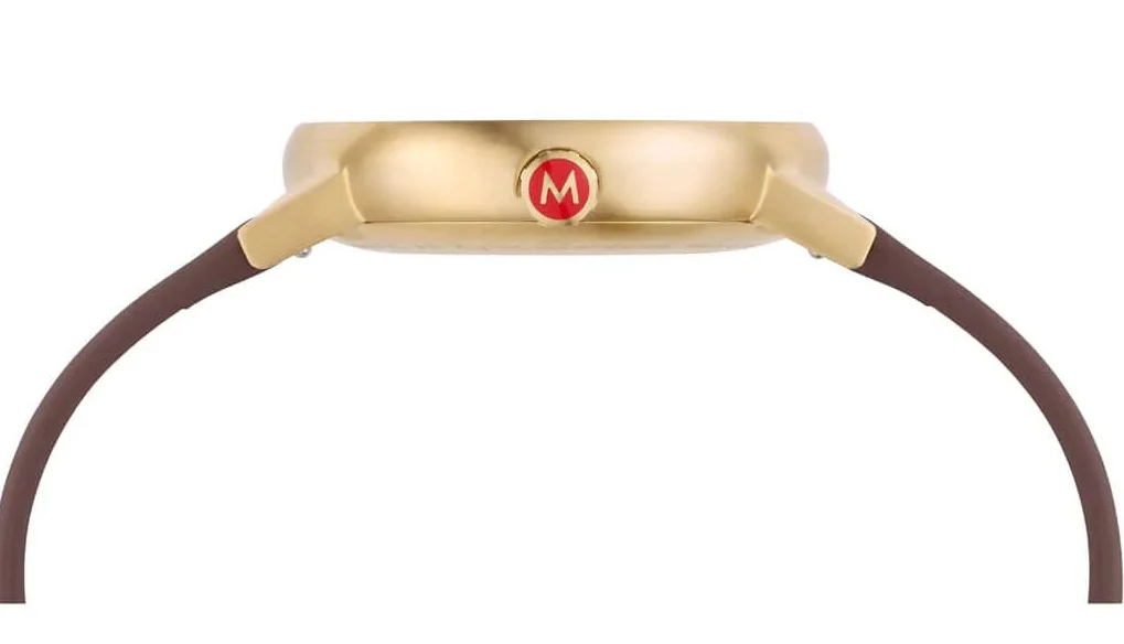 Mondaine Evo2 40mm Grape Leather Watch - Image 4