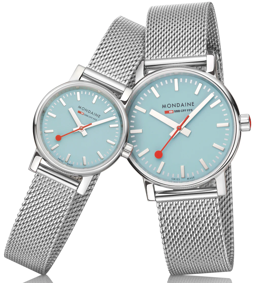 Mondaine Evo2 Dusk 26mm Blue Watch - Image 5