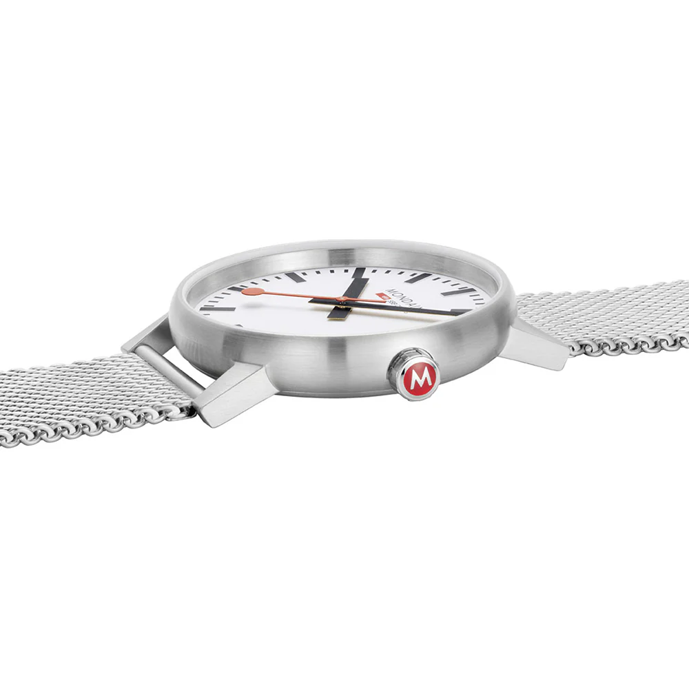 Mondaine Evo2 White Watch - Image 2